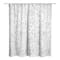 Monochromatic Dot Pattern 71" x 74" Shower Curtain